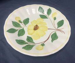 Blue Ridge Southern Potteries Yellow Nocturne Saucer 6” - £3.52 GBP