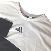 Adidas Women&#39;s Color Clash Crew Sweatshirt Size XL Black White Colorblock - $34.65