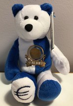 Limited Treasures Finland Euro Coin Stuffed Plush Bear NEW Country Colors - $7.99
