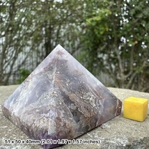 Large Amethyst Pyramid for Spiritual Awareness and Peace - $37.19