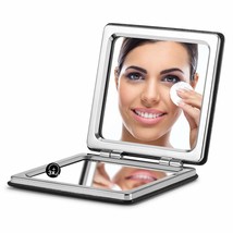 OMIRO Compact Mirror Classical PU Leather 1X/3X Magnification Pocket Ultra  - $286.41 MXN