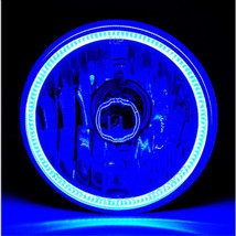 5-3/4 Motorcycle Blue COB SMD LED Halo Halogen Light Bulb Headlight For: Harley - £46.95 GBP
