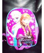 Disney Frozen Blue Backpack Book Bag Anna Elsa Toddler Preschool NEW - €15,69 EUR