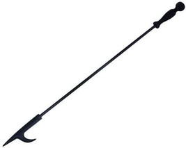 Rocky Mountain Goods Long Fireplace Poker, Black Finish, Rust Resistant, Heavy - £31.91 GBP