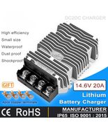 14.6V 20A Charger for 12V Lifepo4 Battery input 18-90V 24V 36V 48V 60V 7... - $1,451.05 MXN+