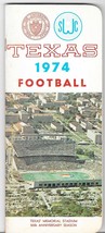 1974 TEXAS LONGHORNS Football Media Guide-#17 AP Final Poll- Coach Darrell Royal - £17.58 GBP