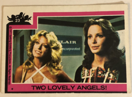 Charlie’s Angels Trading Card 1977 #23 Farrah Fawcett Jaclyn Smith - $2.48