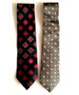 lot of 2 silk neckties Jos. A. Bank &amp; Allyn Saint George - £7.96 GBP