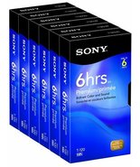 Sony 6T120VR 120-Minute VHS 6-Pack (Discontinued by Manufacturer) - £34.10 GBP
