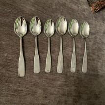 Oneida Community Stainless CIMARRON 3 Teaspoons &amp; 3 Oval Soup Spoons - £29.51 GBP