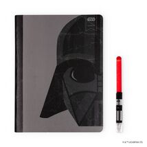 Yoobi Composition Books 7.5x9.75 Wide Ruled Black Darth Vader - $10.96