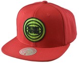 Detroit Pistons Mitchell &amp; Ness NBA Basketball Grinch FlatBill Mens Snap... - $28.49