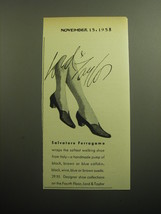1958 Lord &amp; Taylor Shoes Advertisement - Salvatore Ferragamo - £14.77 GBP