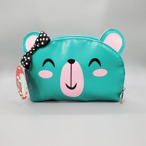 Bear Cosmetic Makeup Pouch Bag Candy Apple Bath Body Lotion Products Gift Set - $12.59