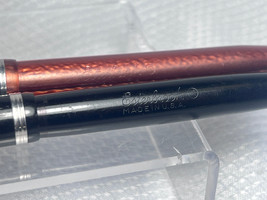 Esterbrook Double Jewel Black Fishtail Lever &amp; Copper Spoon Lever Fountain Pen - £62.97 GBP