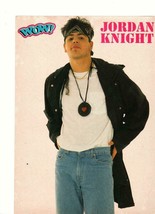 New Kids on the block Jordan Knight teen magazine pinup clipping WOW 90&#39;s - $5.00