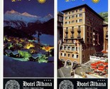 Hotel Albana Brochure St Moritz Switzerland 4 Star Rated - $17.80