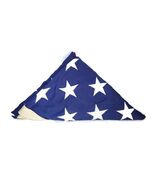 5x9.5' Cotton American Flag is the VA Honors or Casket Size &amp; Large 3.25... - $123.75