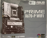 ASUS Prime X670-P WiFi Socket AM5 (LGA 1718) Ryzen 7000 ATX Motherboard - £240.51 GBP