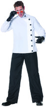 Underwraps Men&#39;s Mad Scientist Shirt, White/Black, One Size - £56.58 GBP