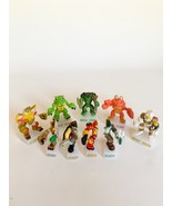 Mattel Fusion Crew 3&quot; Figures Lunge Lizard Buzz Hawk Skinin&#39; Bones King ... - $19.95