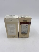 Set of 2 Lutron DVLV-10P-IV 1000 VA Single Pole Preset Dimmer Magnetic L... - $25.11