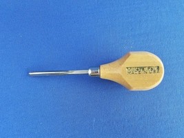 Vintage 5&quot; Millers Falls Carving Tool Chisel w/large wood handle - Made ... - $9.89