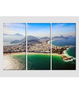 Copacabana Beach Photo Rio de Janeiro Canvas Art Rio Skyline Rio Canvas ... - £39.26 GBP