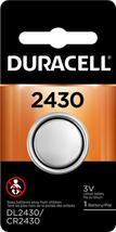 12-Pack Duracell 2430 Batteries 3.0 Volt Lithium Coin Button - £16.22 GBP