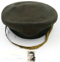 VTG US Army Officer Military Hat Berkshire DeLuxe Lieutenant w/ Photo and Card - $24.70