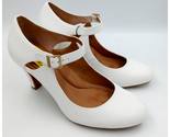 Giani Bernini Women Heels Velmah Memory Foam Mary Jane White US 9.5 W Shoes - $49.50