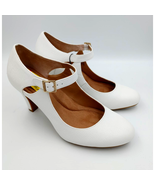 Giani Bernini Women Heels Velmah Memory Foam Mary Jane White US 9.5 W Shoes - £38.95 GBP