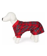 Plaid Pet Pajama One piece Family PJs Christmas Holidays Dog M New - £9.90 GBP