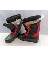 Vintage Yamaha Snowmobile Ski Snow Winter Boots Mens Size 6 Black Red W/... - $59.99