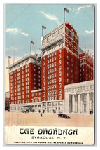 The Onondaga Hotel Syracuse New York NY DB Postcard H22 - £1.51 GBP