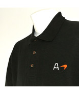 ARROW McLAREN IndyCar Team Polo Shirt Black Indy Racing Size M Medium NEW - £20.02 GBP