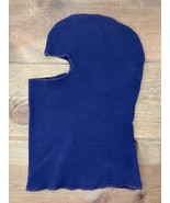 Vintage Wickers Balaclava Thin Helmet Liner Medium Meraklon Blue Made In... - $501.53 MXN