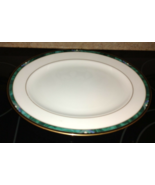 LENOX Kelly Debut Collection Green 13 1/4&quot; x 10 3/8&quot; Oval Serving Platte... - $74.99