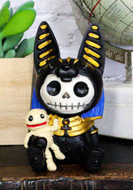 Egyptian Furrybones Anubis Figurine Small 3.5&quot; Furry Bones Skeleton Deco... - $14.99