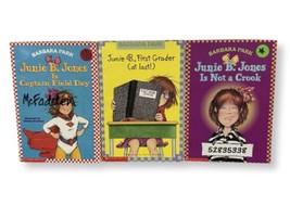Junie B. Jones Book Lot of 3 - Barbara Park - Field Day, Crook, First Gr... - £6.14 GBP