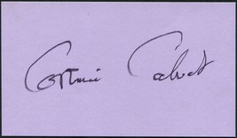 CORINNE CALVET SIGNED 3X5 INDEX CARD PEKING EXPRESS FAR COUNTRY SAILOR B... - £14.09 GBP