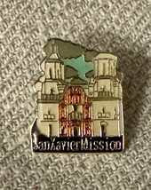San Xavier Mission Arizona Lapel Pin Vintage Southwest Catholic Landmark - $9.70