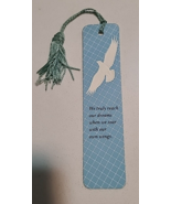 Vtg &#39;87 Eagle Dreams First Impressions Embossed Antioch Bookmark 80s Mad... - $16.63 CAD