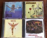 Nirvana CD Lot:  In Utero / Nevermind / Incesticide / Unplugged in New York - $29.69