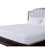 Mattress Pad Cover Hypoallergenic Quilted TPU Laminated on Top Deep Pock... - £35.54 GBP