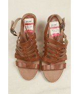 Franco Sarto NEW 10 M   A - Ginger Brown Woven Leather Womens Buckle Cor... - $23.76 CAD