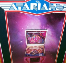 The Atarians Pinball Flyer Original 1977 NOS Space Age Promo Art Brochure Retro - £33.99 GBP
