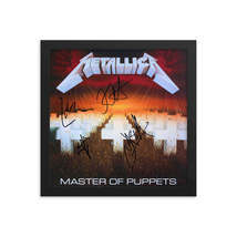 Metallica signed Master Of Puppets album Reprint - $85.00