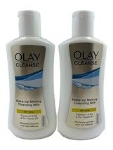 Olay Cleanse Make Up Melting Cleansing Milk Dry Skin 200ml Lot Of 2 - $37.11