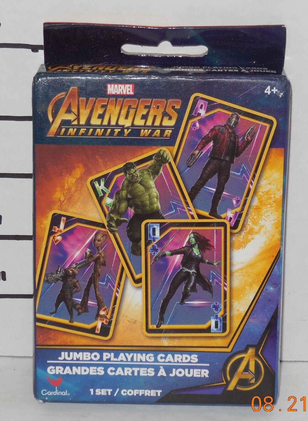 Cardinal Marvel Avengers Infinity Wars Deck Jumbo Playing Cards - $9.85